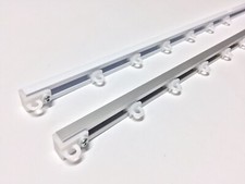 Bastone tenda a soffitto in Alluminio bianco asta scorritenda binario per tende