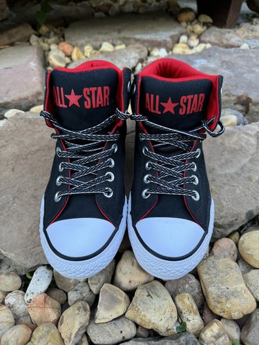 Converse CTAS High Street scarpe per bambini piccoli grandi per bambini nero casinò bianco 659242f