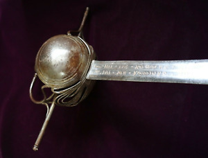 17Th Century French European Louis Xiii Period Musketeer Sword Rapier Ca 1750
