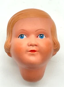 Cabeza de muñeca cigüeña 31 muñecas cabeza celuloide ojos de cristal muñeca antigua cabeza de repuesto antigua - Imagen 1 de 5