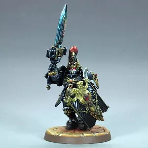 guardia custode dipinta miniatura adeptus custodes lama sentinella scudo tempesta - Foto 1 di 9