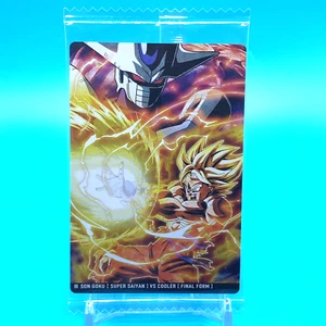 Tarjeta Dragon Ball Z Son Goku Super Saiyan VS Cooler No.5-22 N Bandai No abierta - Imagen 1 de 2
