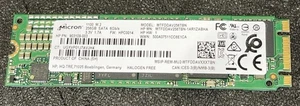 MICRON ATA MTFDDAV256TBN-1AR1ZABHA 256GB SSD SATA 1.8 6 Gbps - Picture 1 of 3