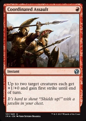 x1 Coordinated Assault - Iconic Masters - NM - MTG - Image 1 of 1