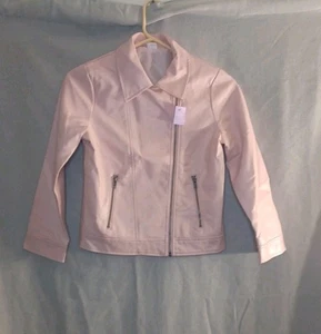  Maurice’s Evsie Girls NWT Pink lined Jacket Sz XL ( Faux Leather) - Picture 1 of 13