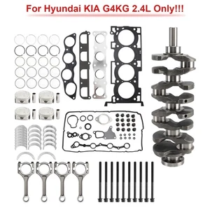 Kit de reconstrucción de revisión de motor G4KG 2,4 L con varillas de cigüeñal para Hyundai Kia T - Imagen 1 de 15