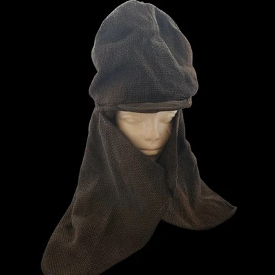 Старинный японский боро пожаротушения наряд капюшон HIKESHI шляпа EDO эпохи самураев ниндзя - Изображение 1 из 4