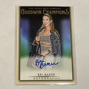 2022 Upper Deck Goodwin Champions 2021 Update Bri Baker #A-BR Auto - Picture 1 of 2