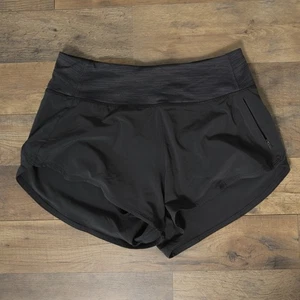 Outdoor Voices Women’s M. Gray Nylon Athletic Running Shorts W/Zipper Pocket - Picture 1 of 6
