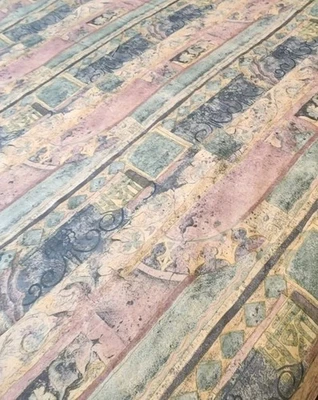 Cortina de Ducha Croscill De Colección Tela Algodón Poli Granate Gris Abstracto Benetello Foto 1 de 3