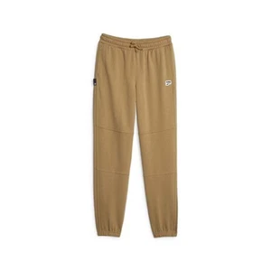 PUMA Downtown Sweatpants Tr B Boys Beige Casual Athletic Bottoms 62159785 - Picture 1 of 2