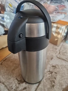 Olympia Thermoskanne 5L Heißgetränkespender aus Edelstahl, Pumpfunktion. - Bild 1 von 2
