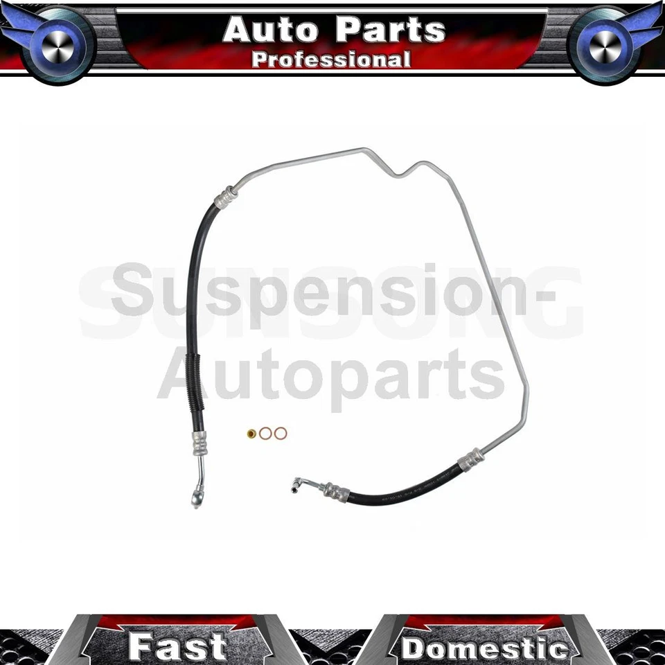 Manguera de línea de presión de dirección asistida Sunsong para Nissan D21_SU 1986 1987 1988 1989 Foto 1 de 4