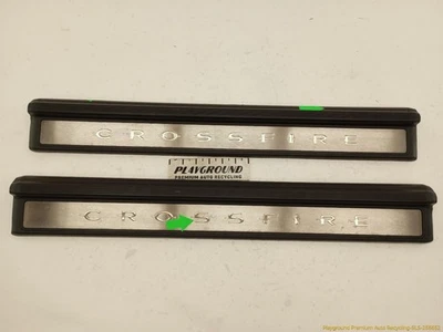 Chrysler Crossfire par de placa de degrau de soleira de porta dianteira esquerda e direita ajuste 2004-2008 - Imagem 1 de 4