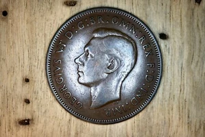 Great Britain 1940 1 Penny KM845 Bronze **VF** #GC - Picture 1 of 2