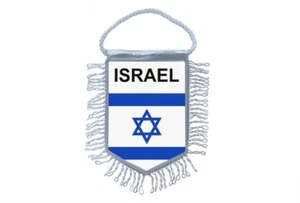 Mini banner flag pennant window mirror cars country banner israel - Bild 1 von 1