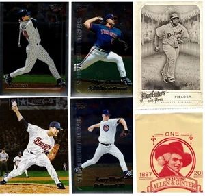 5 OVERSIZED Baseball Karten 3 Super Chrome, 1 Postkarte & 1 Allen&GinterBox Topper - Bild 1 von 2