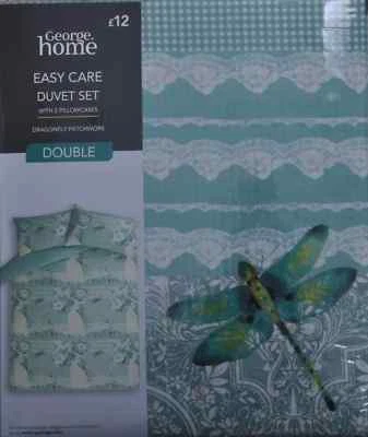 George Home Summer Collection Dragonfly Patch work Easy Care DUVET SET