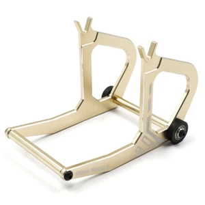 NEW Yeah Racing KYMC-001GD Alum Stand Gold Kyosho 1/8 Motorcycle FREE US SHIP - Picture 1 of 3