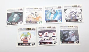 Digimon Gazimon Patamon Veggiemon Bakemon Japanese sticker seal lot of 7 - Picture 1 of 1