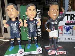 Carles Gil bobble head Lot Juan Agudelo Figures Soccer Signed Autograph Rare - Picture 1 of 5
