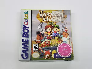 Harvest Moon GBC Game Boy colore solo scatola vuota senza gioco nessun manuale *indossare - Foto 1 di 24