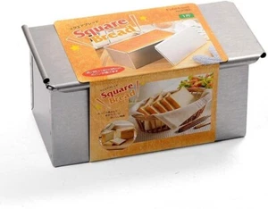 Tiger crown Steel Square Bread Mold with Lid baking pan 2383 Largel from Japan - Picture 1 of 3