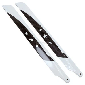 325mm Carbon Fiber Main Blades for 450 Class RC Model Helicopter Propeller - Picture 1 of 6