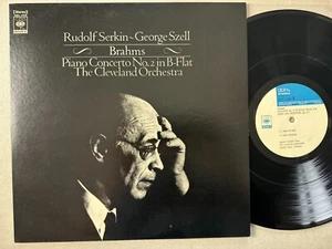 RUDLOPH SERKIN - GEORGE SZELL Brahms Piano Concerto No2 in B Flat JAPAN Vinyl LP - Picture 1 of 2