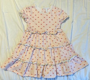 Stitchy Fish Strawberry Boutique EUC Dress with Pockets Girls Size 8 - Picture 1 of 3