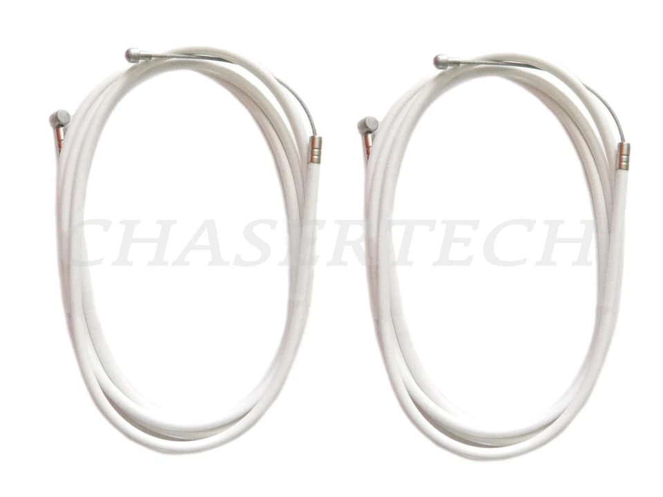 MTB Road BMX Bicycle Bike Universal Brake Cable w/ Housing White 2 Pieces - Image 1 of 1