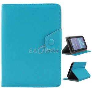 For Samsung Galaxy S2 S3 S4 S5e S6 9.7 10.5" Tablet Universal Leather Case Cover - Picture 1 of 38