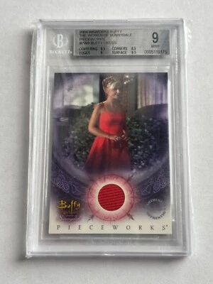 2004 Inkworks BUFFY THE VAMPIRE SLAYER Sarah Michelle Gellar BGS 9 Red Dress PW6 - Image 1 of 4