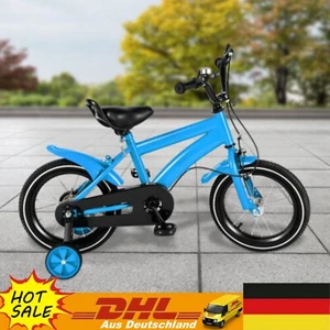 14 Zoll Kinderfahrrad Jungen Mädchen Fahrrad ab 3-6 Jahre mit Hilfsrad Rad Bike - Bild 1 von 17