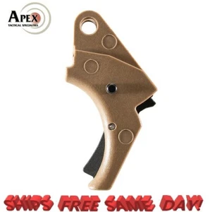 Apex Tactical Polymer Trigger - FDE for S&W SD SD-VE Sigma NEW! # 107-143-F - Picture 1 of 5