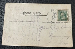 BOLTON, GA Doane Cancellation Dated AUG 8, 1910 Type 3 No 2 This Is The LKU - Picture 1 of 3