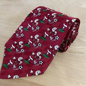 Cravatta collo Hallmark uomo seta stampa natalizia lunghezza 59" larghezza 3,5" - Foto 1 di 8