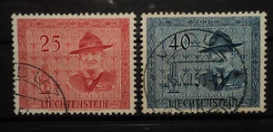 DN Liechtenstein (1953) 317, 318 gestempelt ....... MW: 37.- - Bild 1 von 1
