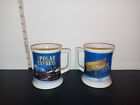 The Polar Express BELIEVE 3D Raised Ceramic Tea Coffee Mug Cup Set of 2