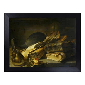 Rembrandt Still Life Lap Tray Cushioned Bean Bag Padded TV Dinner Breakfast Desk - Picture 1 of 4