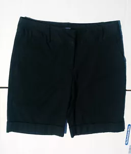 Worthington Womens Size 6 Stretch black shorts See Real Life measurements below - Picture 1 of 12