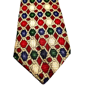 Cervino Alta Moda Colorful Rope Knot Design All Business Handsome SILK Necktie - Picture 1 of 9