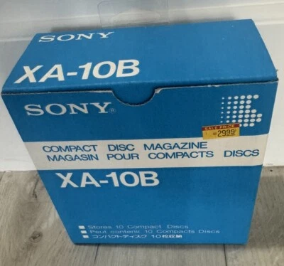 NIB Sony XA-10B 10-Disc Automatic Compact DIsc/CD Magazine Changer Cartridge New - Image 1 of 4