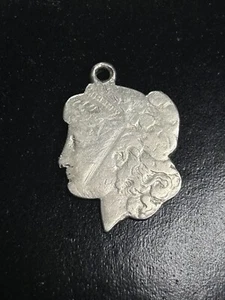 Moneda de dólar recortada de plata antigua de Estados Unidos rara, "LOVE TOKEN", joyería de dólar Morgan - Imagen 1 de 9