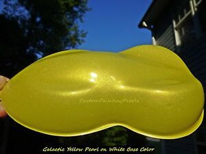 Galactic Yellow Pearl Pigment Automotive Lacquer Urethane