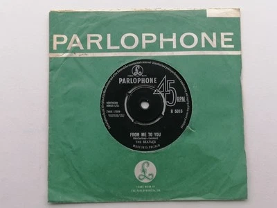 THE BEATLES 1963 UK 45  FROM ME TO YOU   THANK YOU GIRL  PARLOPHONE R 5015 - Image 1 of 4