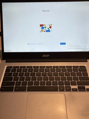 Acer Chromebook CB314 Series N19Q2 Intel Celeron N4000 1,1 GHz 4 GB RAM 32 GB eMMC Foto 1 de 4
