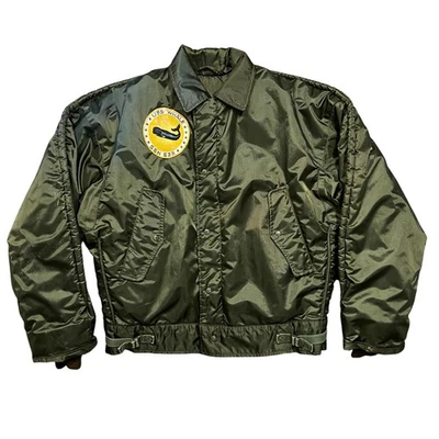 Chaqueta de clima frío extremo A-1 de la Marina de los Estados Unidos USS Whale SSN 638 60 para hombre MED Foto 1 de 4