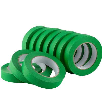 Cinta adhesiva verde 1 pulgada 50 yardas | Cinta de pintor | Multiusos Foto 1 de 2