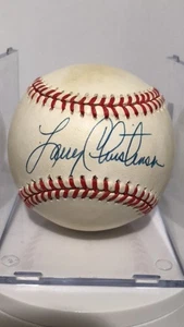 LARRY CHRISTENSON PHILADELPHIA PHILLIES 1973-1983 MLB BASEBALL SIGNED. - Picture 1 of 7